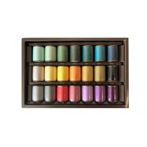 Brother Country Embroidery Thread 21 colours Brother Country Embroidery Thread 21 colours