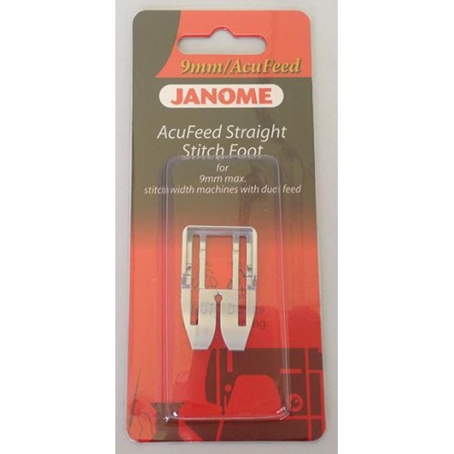 Janome AcuFeed Straight Stitch Foot - Category D (with AcuFeed)