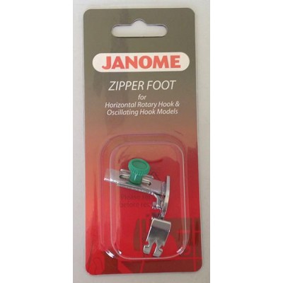Janome Adjustable Zipper Foot/Piping Foot - Category A/B