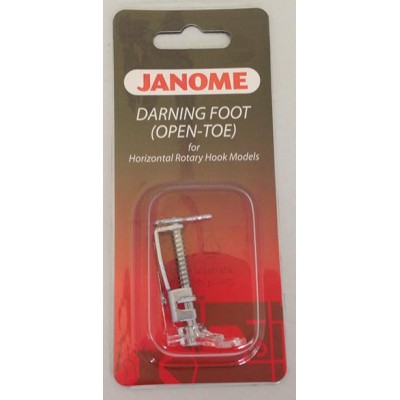 Janome Embroidery/Darning Foot (open toe) For Horizontal Rotary Hook Models 