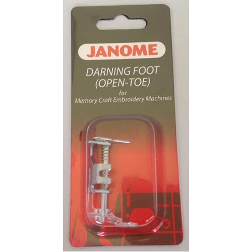 Janome Embroidery/Darning Foot (open toe) For Memory Craft Embroidery Machines 
