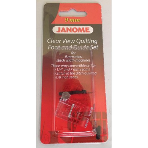 Janome Clear View Quilting Foot and Guide Set - Category D