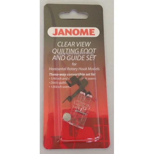Janome Clear View Quilting Foot and Guide Set - Category B/C