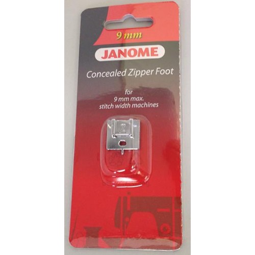 Janome Concealed Zipper Foot - Category D Janome Concealed Zipper Foot - Category D