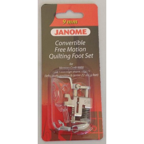 Janome Convertible Free Motion Quilt Foot Set - Category D