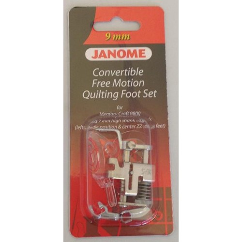 Janome Convertible Free Motion Quilt Foot Set - Category D Janome Convertible Free Motion Quilt Foot Set - Category D