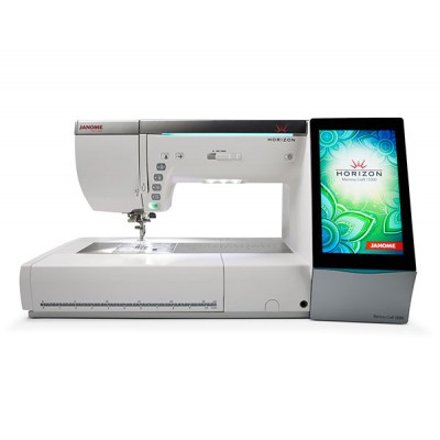 Demonstration Janome Quilt Maker  Memory Craft 15000 Sewing Machine